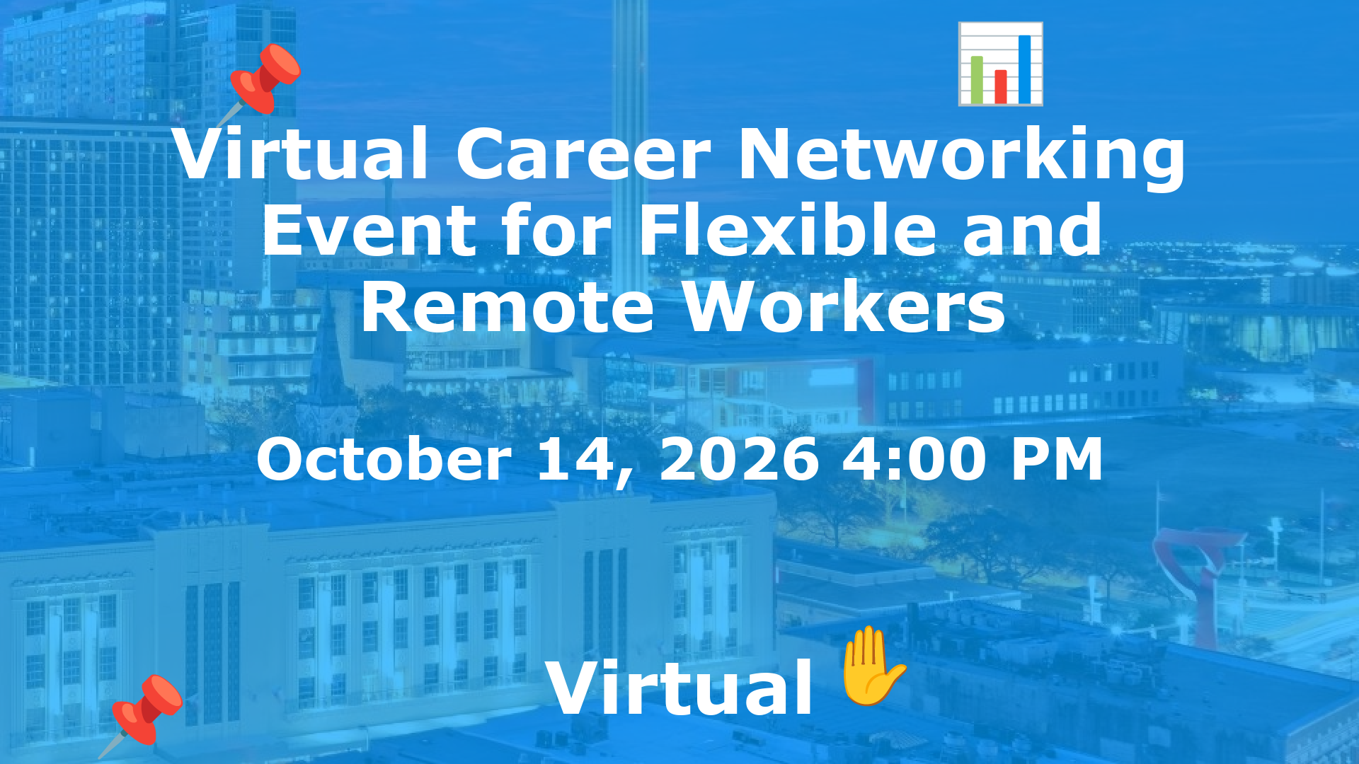 Virtual Career Networking Event for Flexible and Remote Workers event image